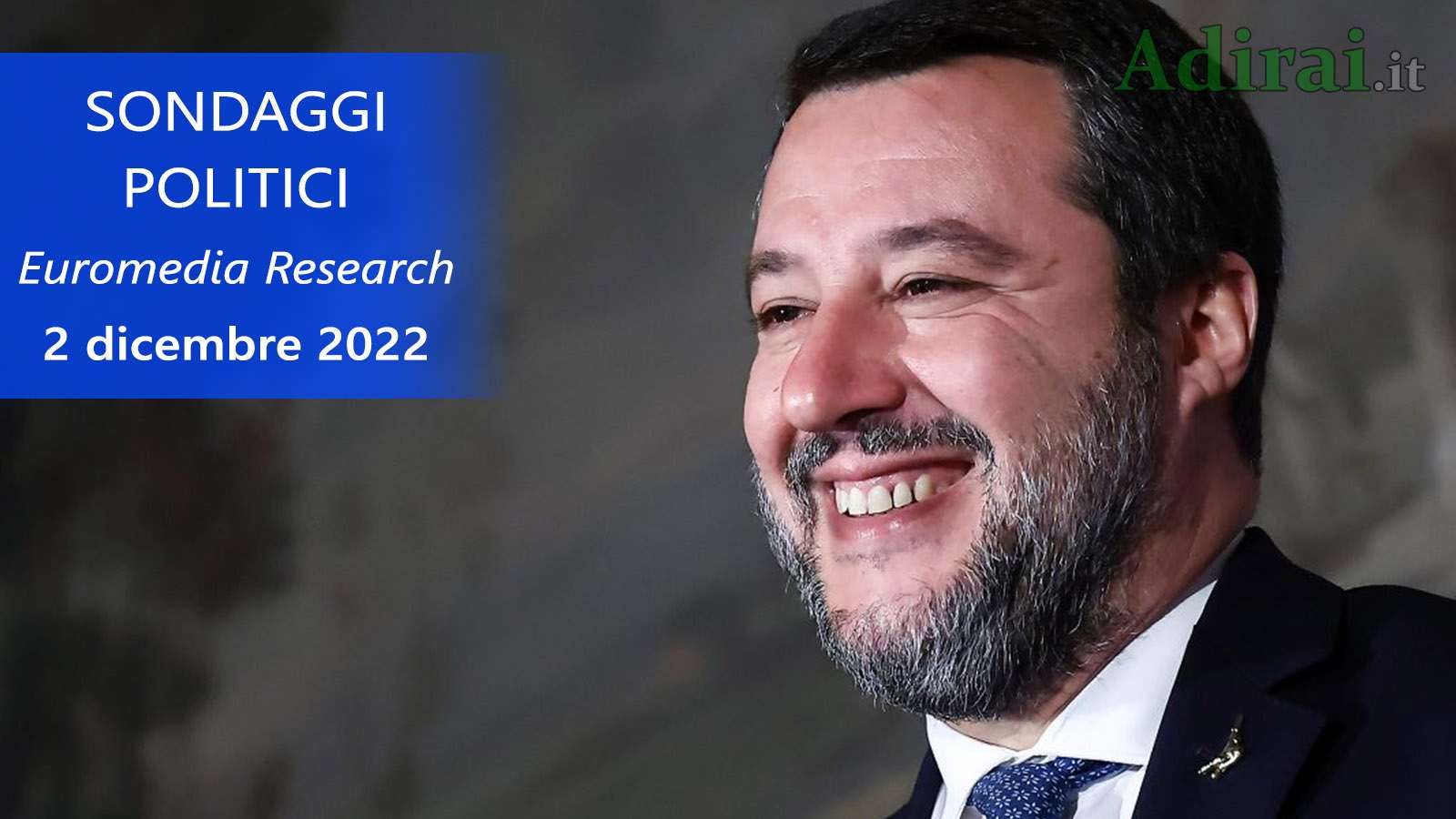 ultimi sondaggi politici 2 dicembre 2022 euromedia research