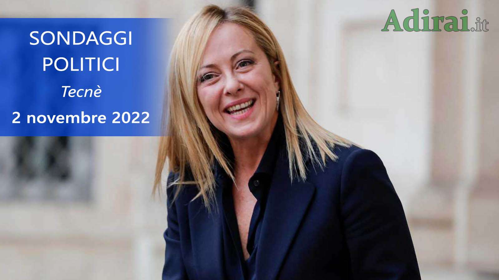 ultimi sondaggi politici 2 novembre 2022 tecne