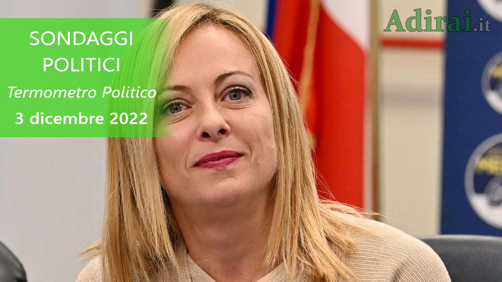 ultimi sondaggi politici 3 dicembre 2022 termometro politico