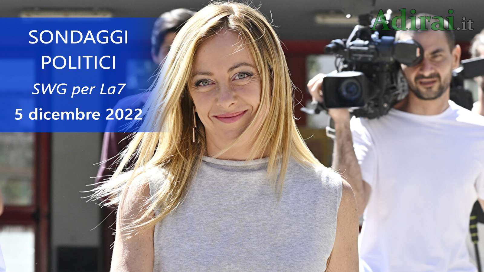 ultimi sondaggi politici 5 dicembre 2022 swg la7