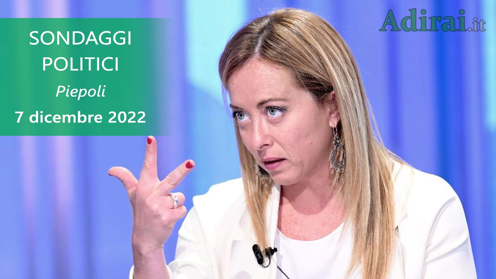 ultimi sondaggi politici 7 dicembre 2022 piepoli