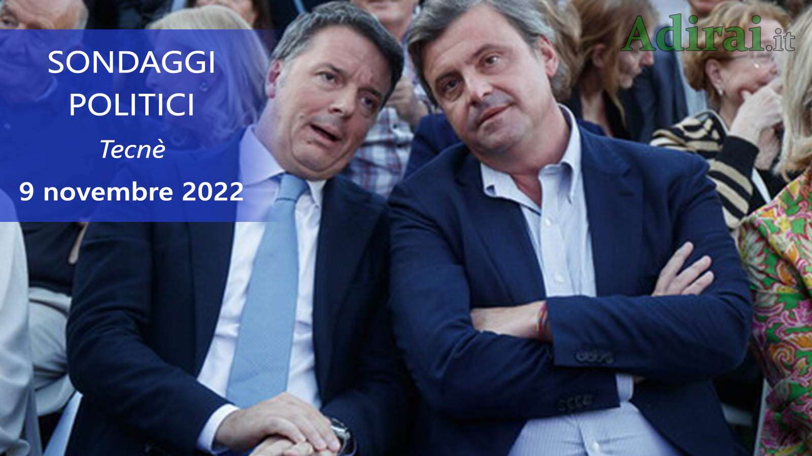 ultimi sondaggi politici 9 novembre 2022 tecne