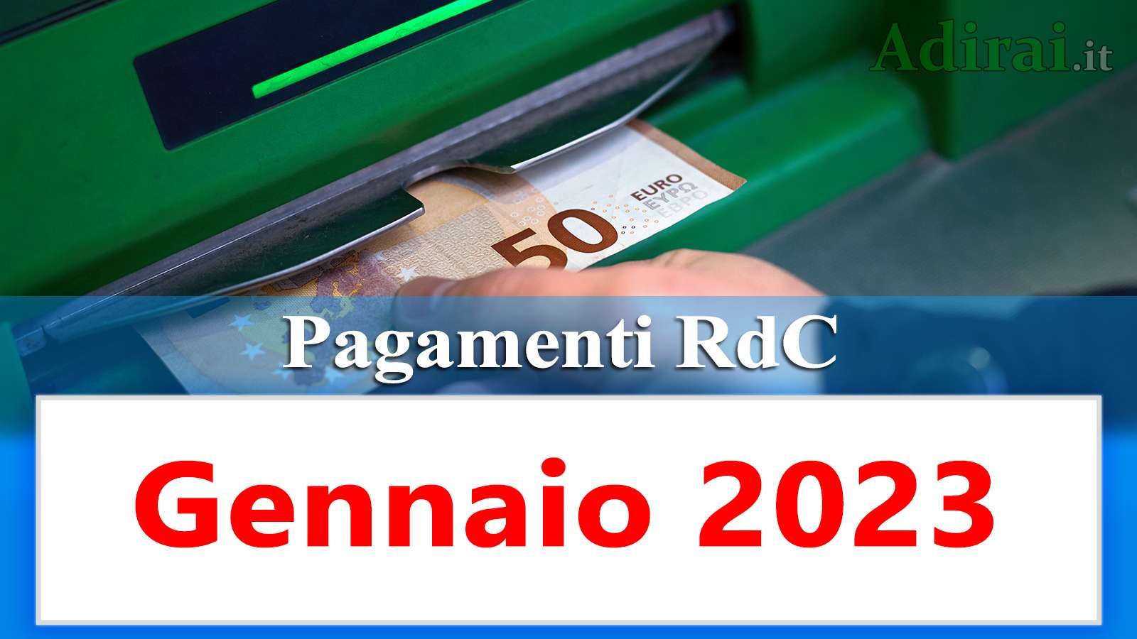 pagamenti reddito di cittadinanza gennaio 2023