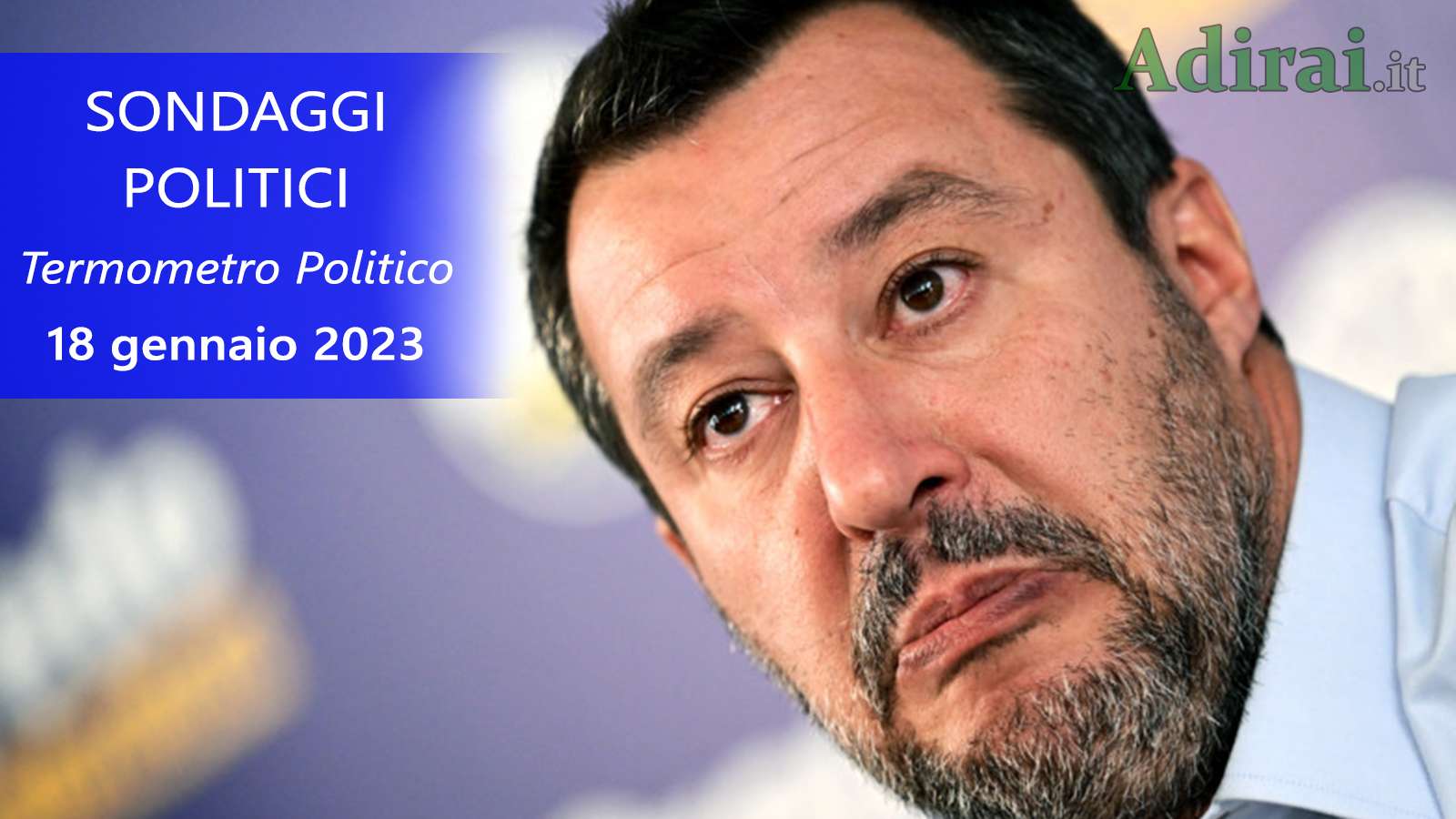 ultimi sondaggi politici 18 gennaio 2023 termometro politico