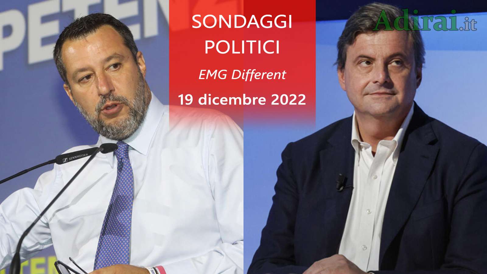 ultimi sondaggi politici 19 dicembre 2022 emg different