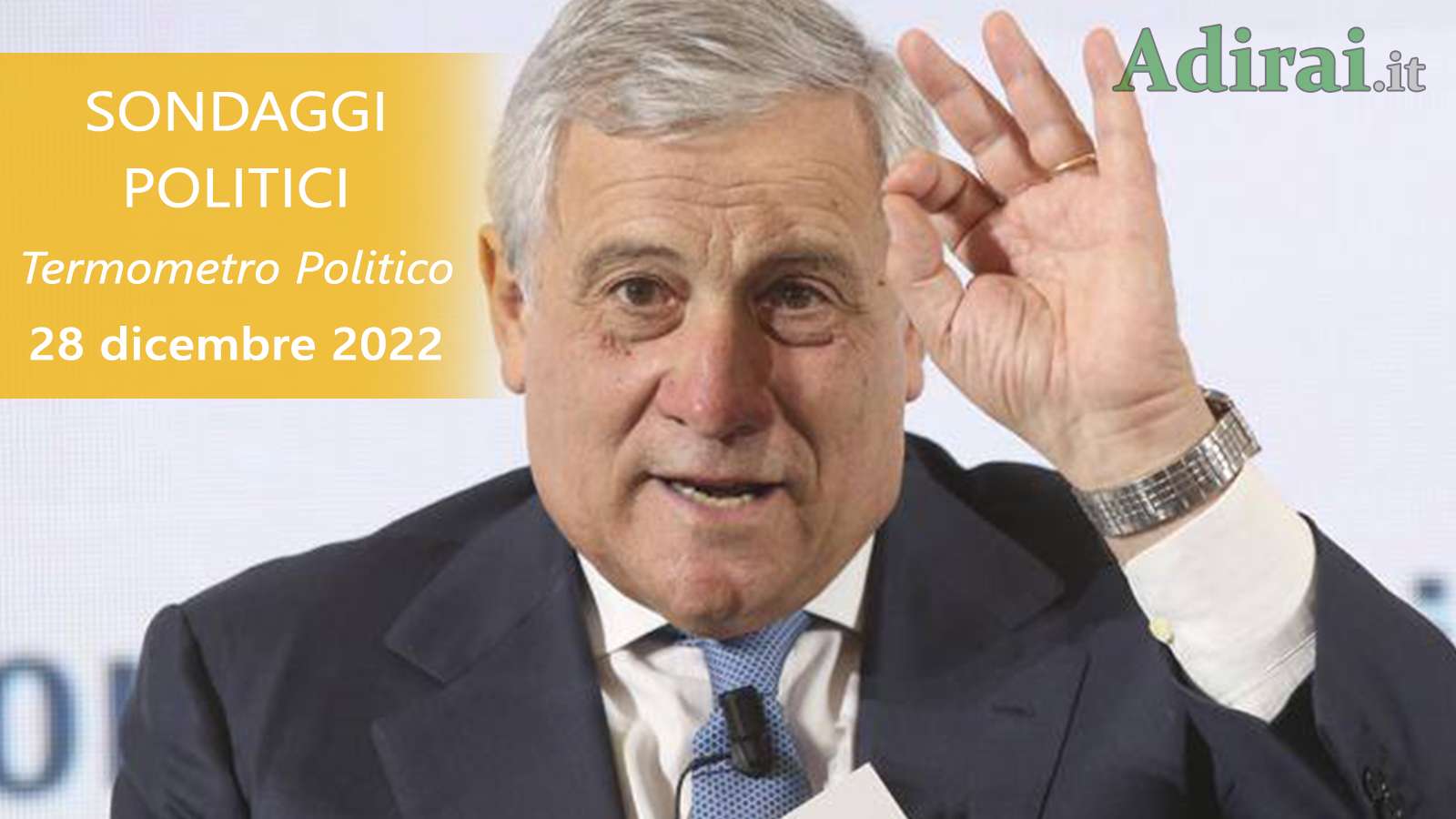 ultimi sondaggi politici 28 dicembre 2022 termometro politico