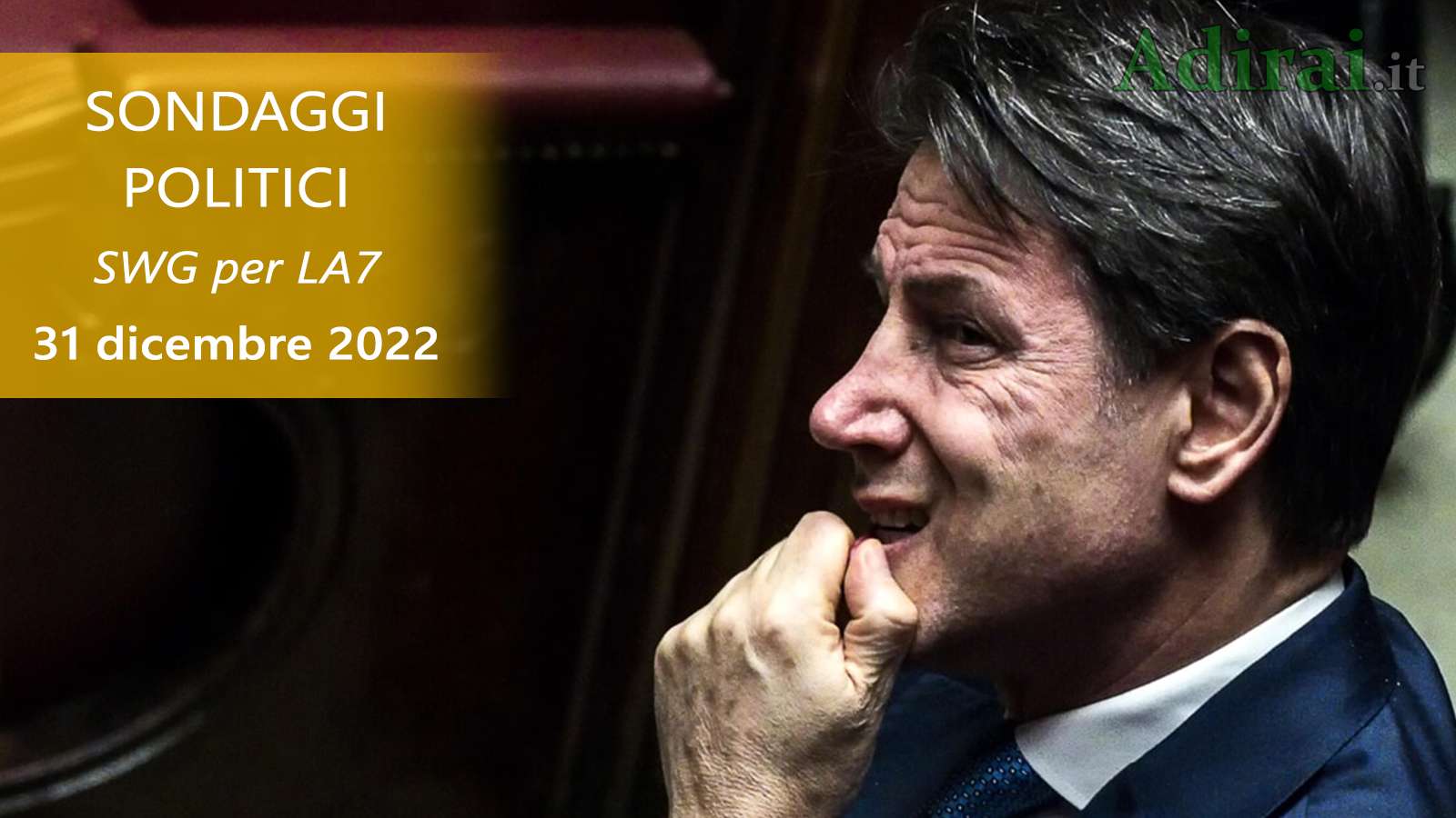 ultimi sondaggi politici 31 dicembre 2022 swg la7