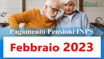 pagamento delle pensioni inps febbraio 2023