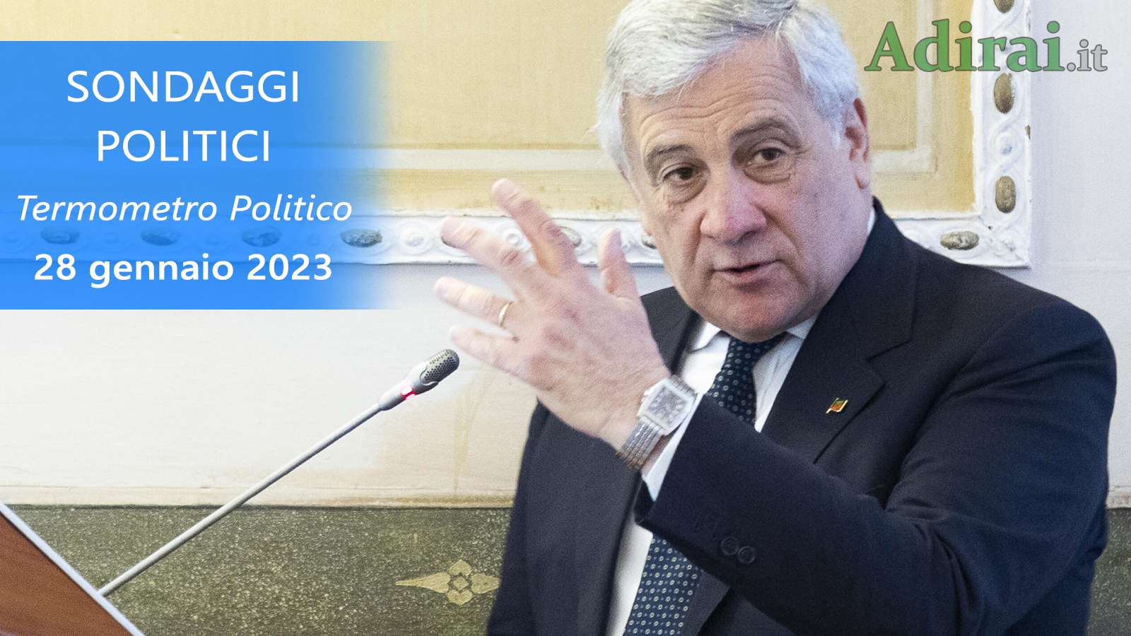 ultimi sondaggi politici 28 gennaio 2023 termometro politico