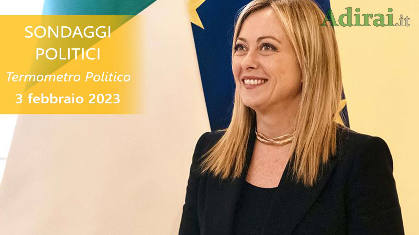 ultimi sondaggi politici 3 febbraio 2023 termometro politico