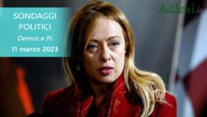 ultimi sondaggi politici 11 marzo 2023 demos pi