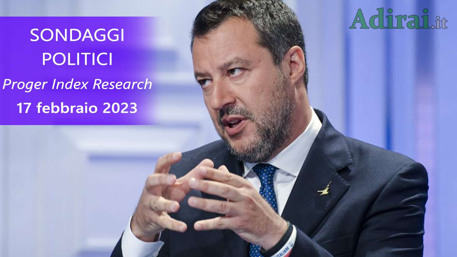 ultimi sondaggi politici 17 febbraio 2023 proger index research