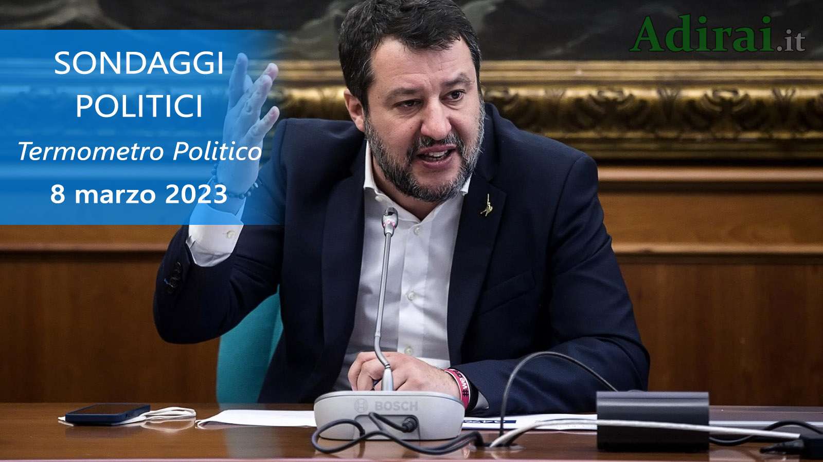 ultimi sondaggi politici 8 marzo 2023 termometro politico