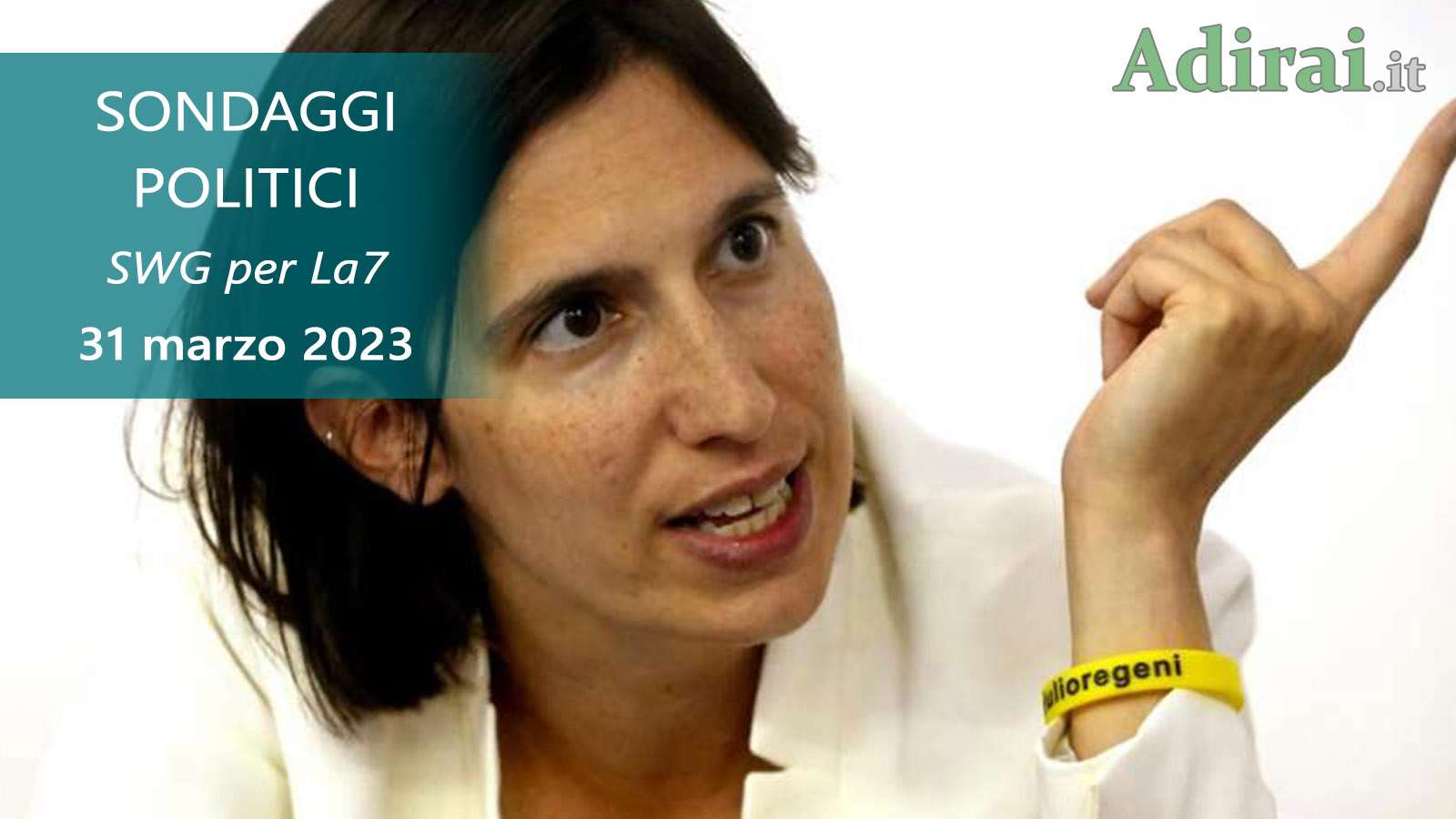 ultimi sondaggi politici 31 marzo 2023 swg la7