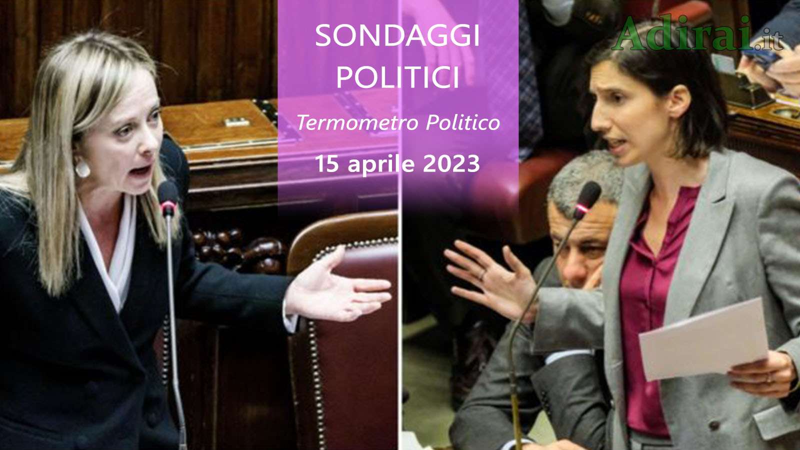 ultimi sondaggi politici 15 aprile 2023 termometro politico