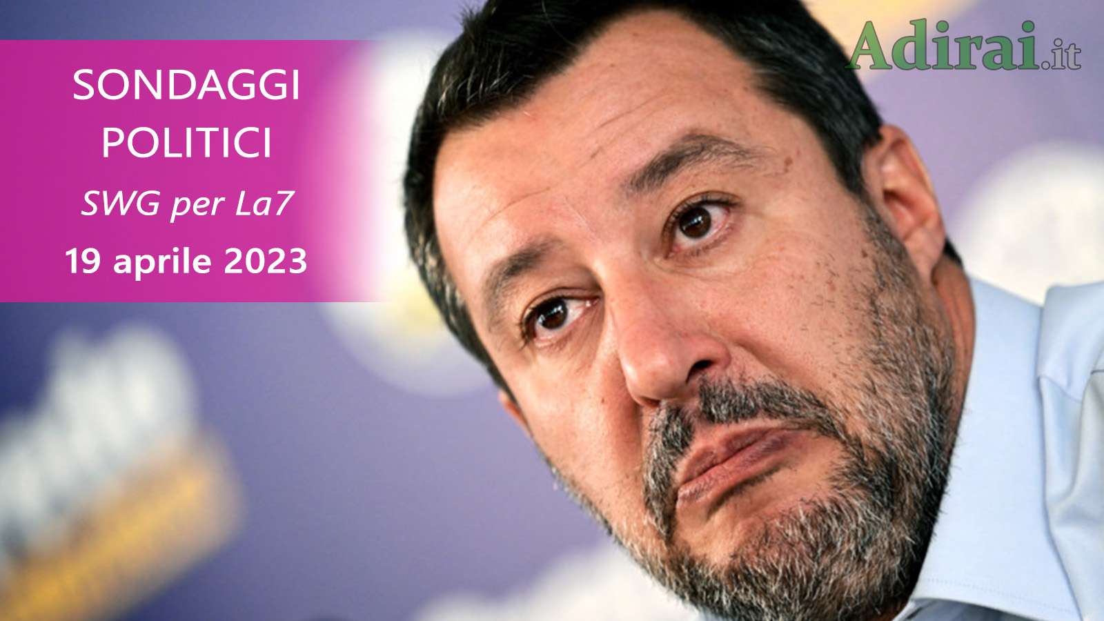 ultimi sondaggi politici 19 aprile 2023 swg la7