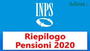 riepilogo pensioni 2020