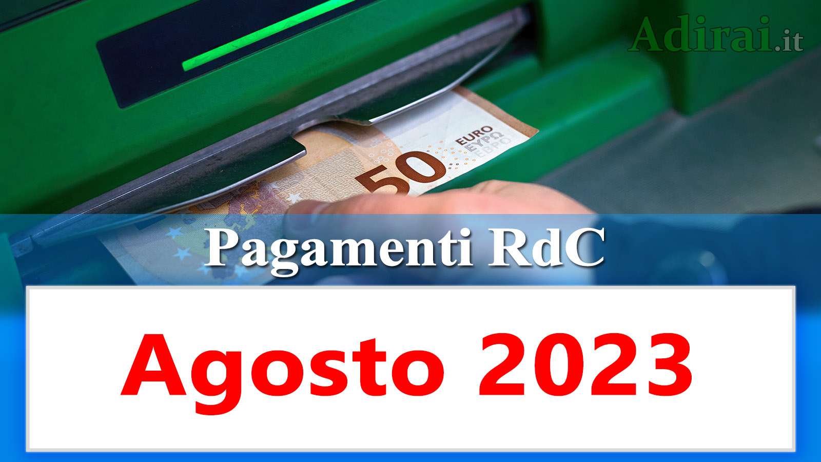 pagamenti reddito di cittadinanza agosto 2023