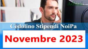 noipa cedolino stipendi pa novembre 2023