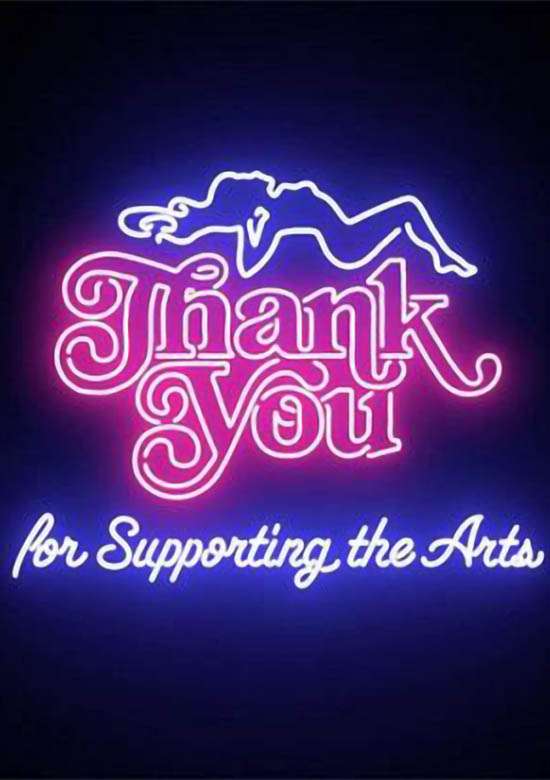 Film Thank You for Supporting the Arts 2018