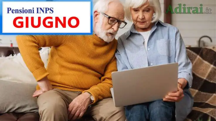 pagamento delle pensioni inps giugno